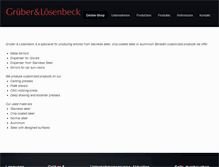 Tablet Screenshot of grueber-loesenbeck.de